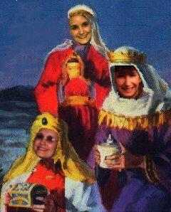Three of Dad's Queens